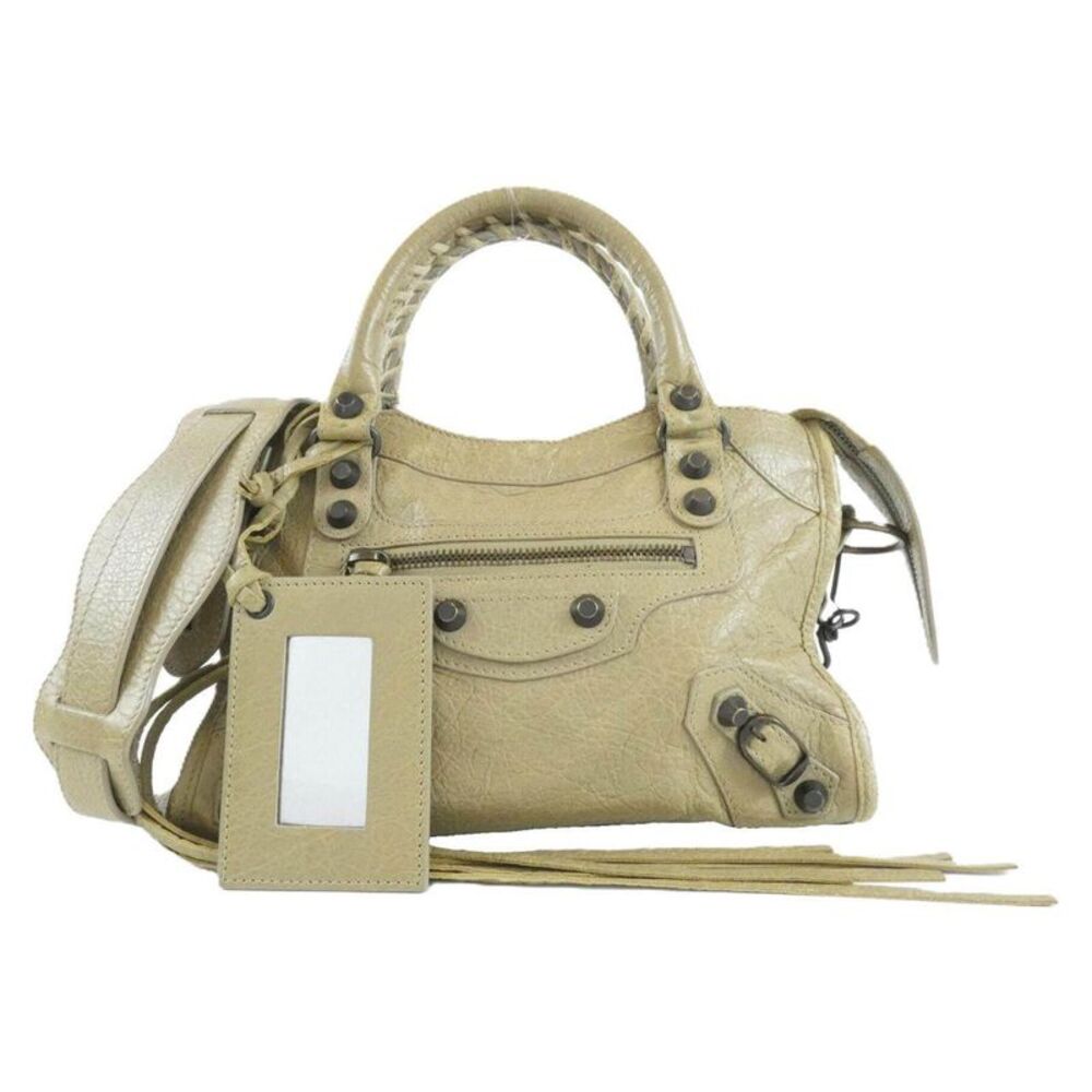 Balenciaga The Mini City Lamb Shoulder Bag